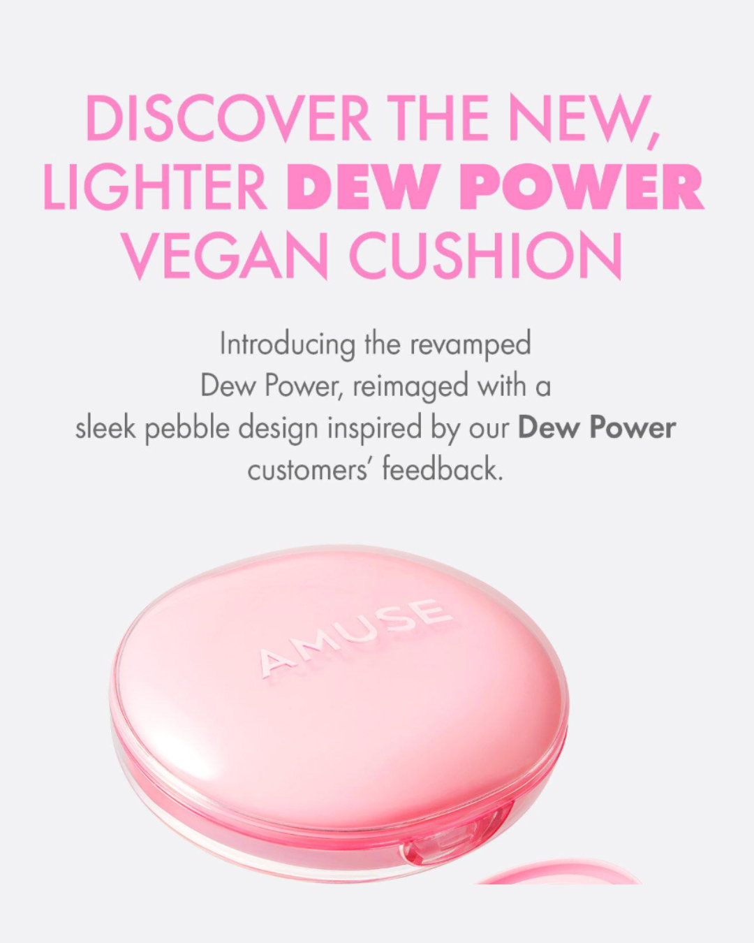 AMUSE Dew Power Vegan Cushion (4 Shades)