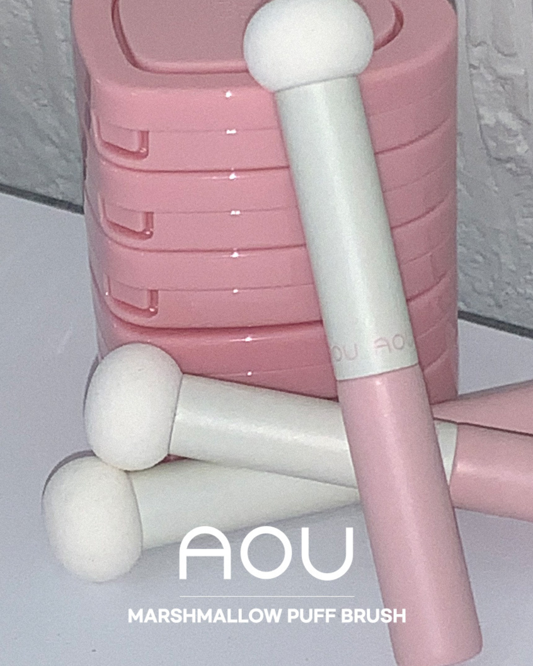 AOU Marshmallow Puff Brush