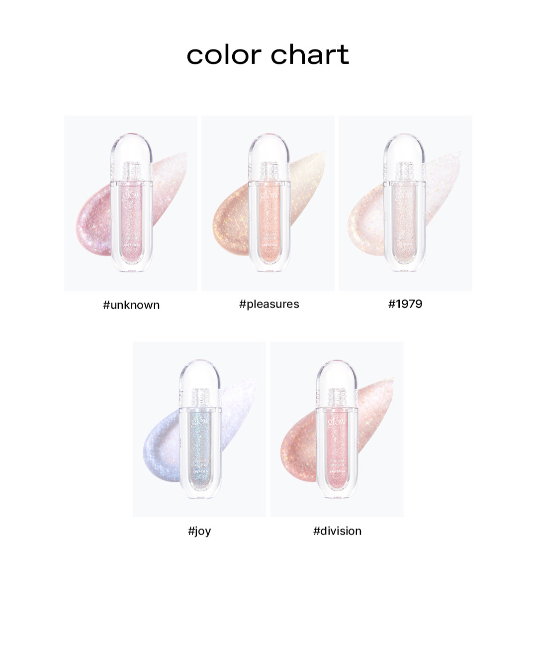 glow shattered glass glitter