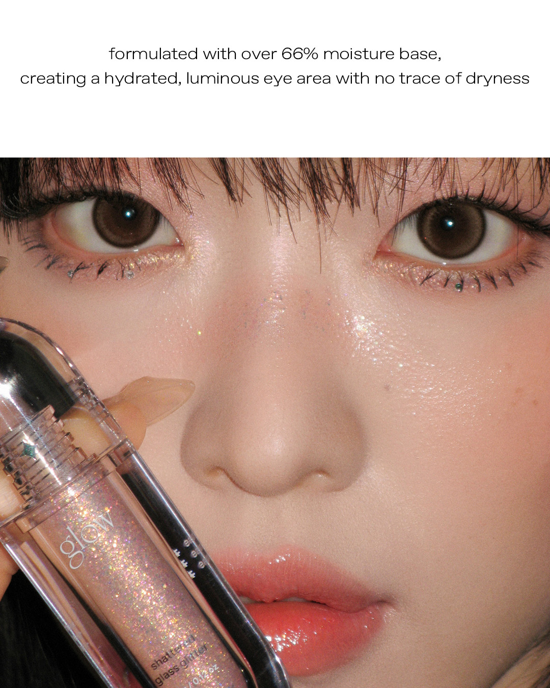 glow shattered glass glitter