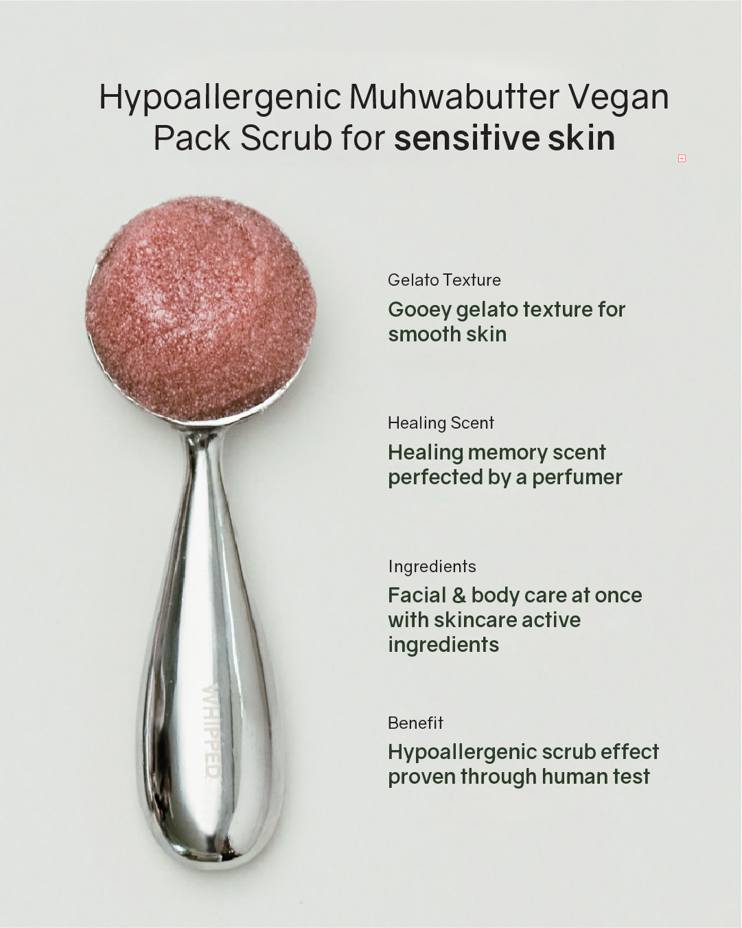 WHIPPED Vegan Pack Scrub (210g)