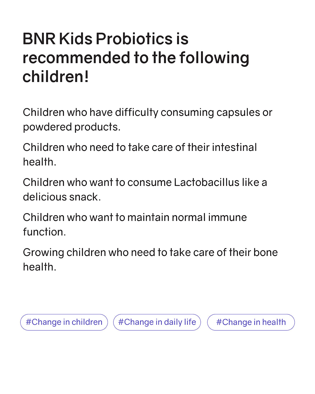 BNRKIDS Chewable Probiotics (Cold Chain)