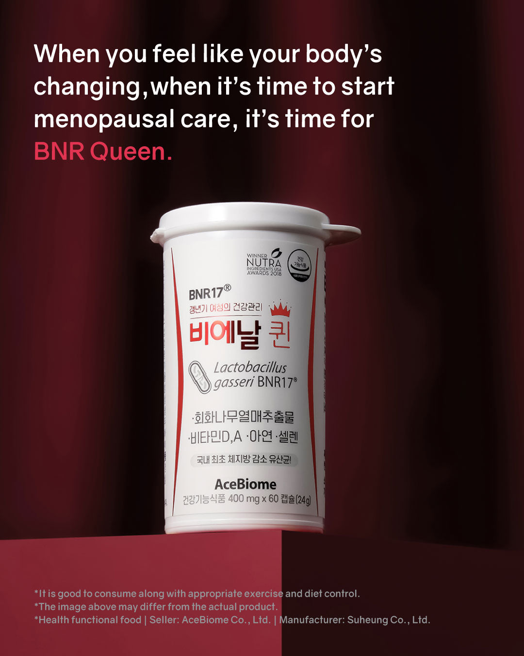 BNR Queen Probiotics for Menopausal Relief (Cold Chain)