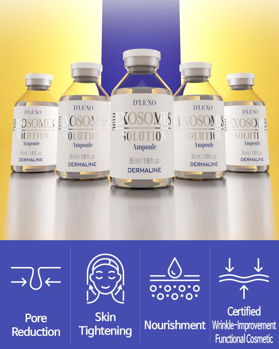 Dermaline D'LEXO Milk Exosome Solution Ampoule