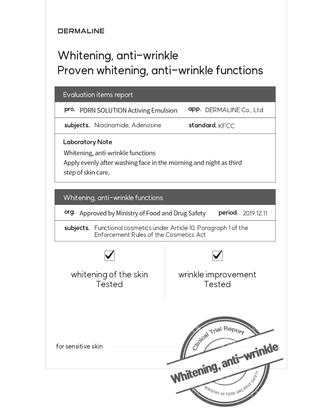 Dermaline PDRN Solution Activing Emulsion