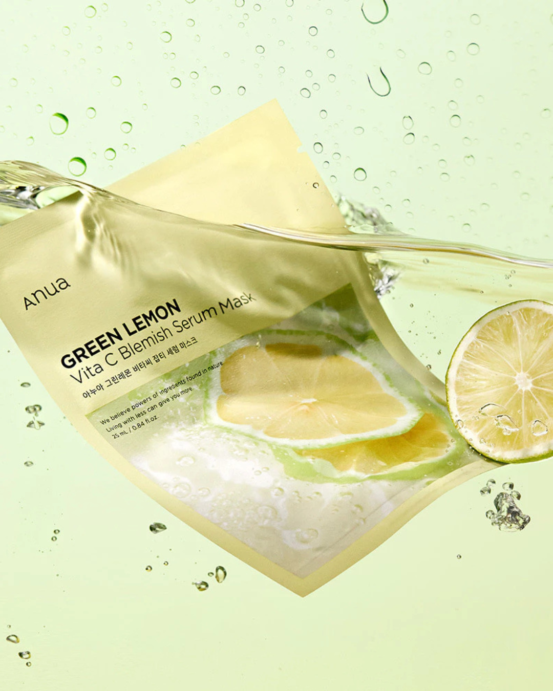 ANUA Green Lemon Vitamin C Blemish Serum Mask 25ml (10PCS)