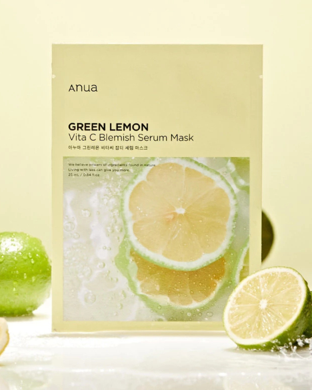 ANUA Green Lemon Vitamin C Blemish Serum Mask 25ml (10PCS)