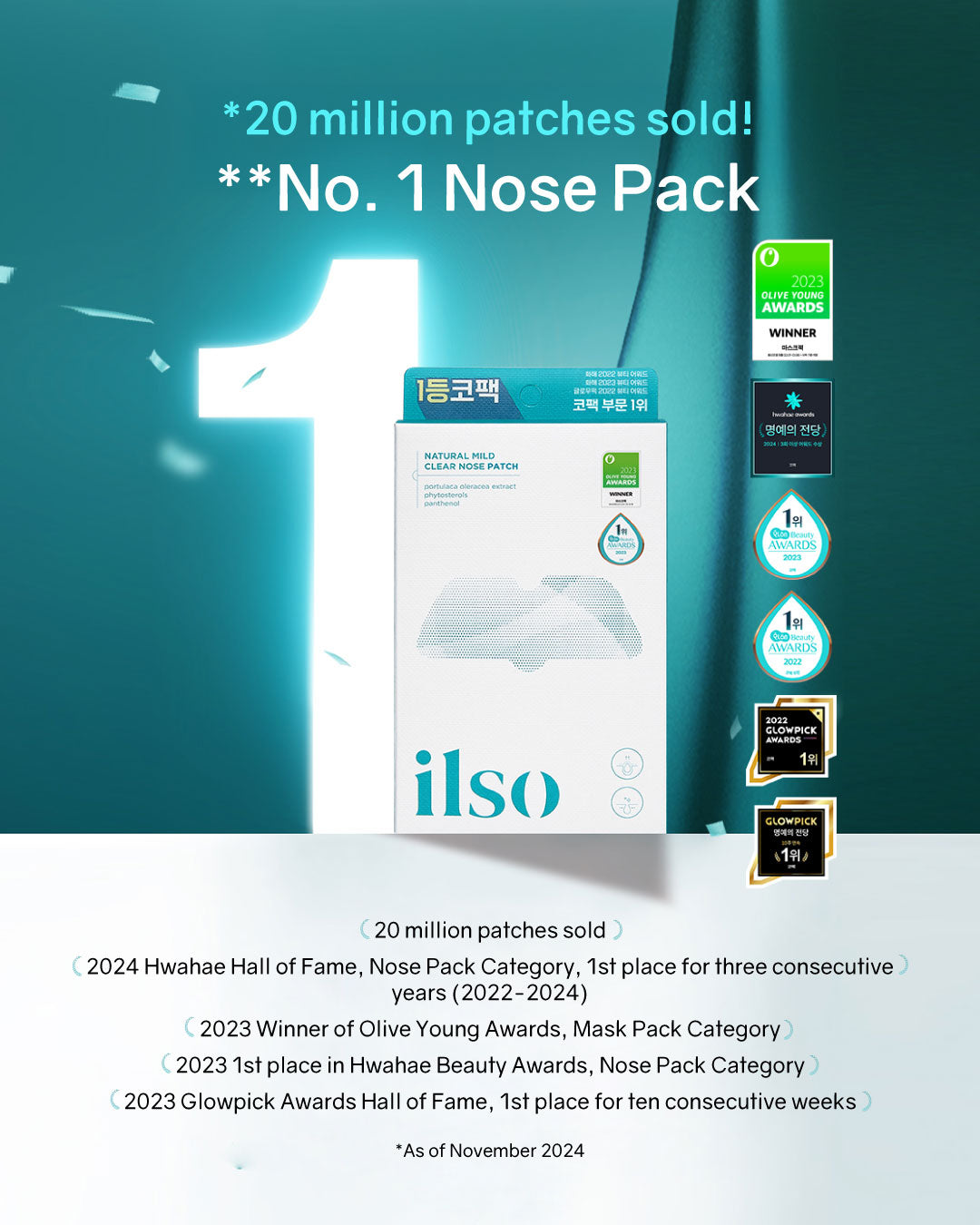 ilso Natural Mild Clear Nose Patch (5ea)