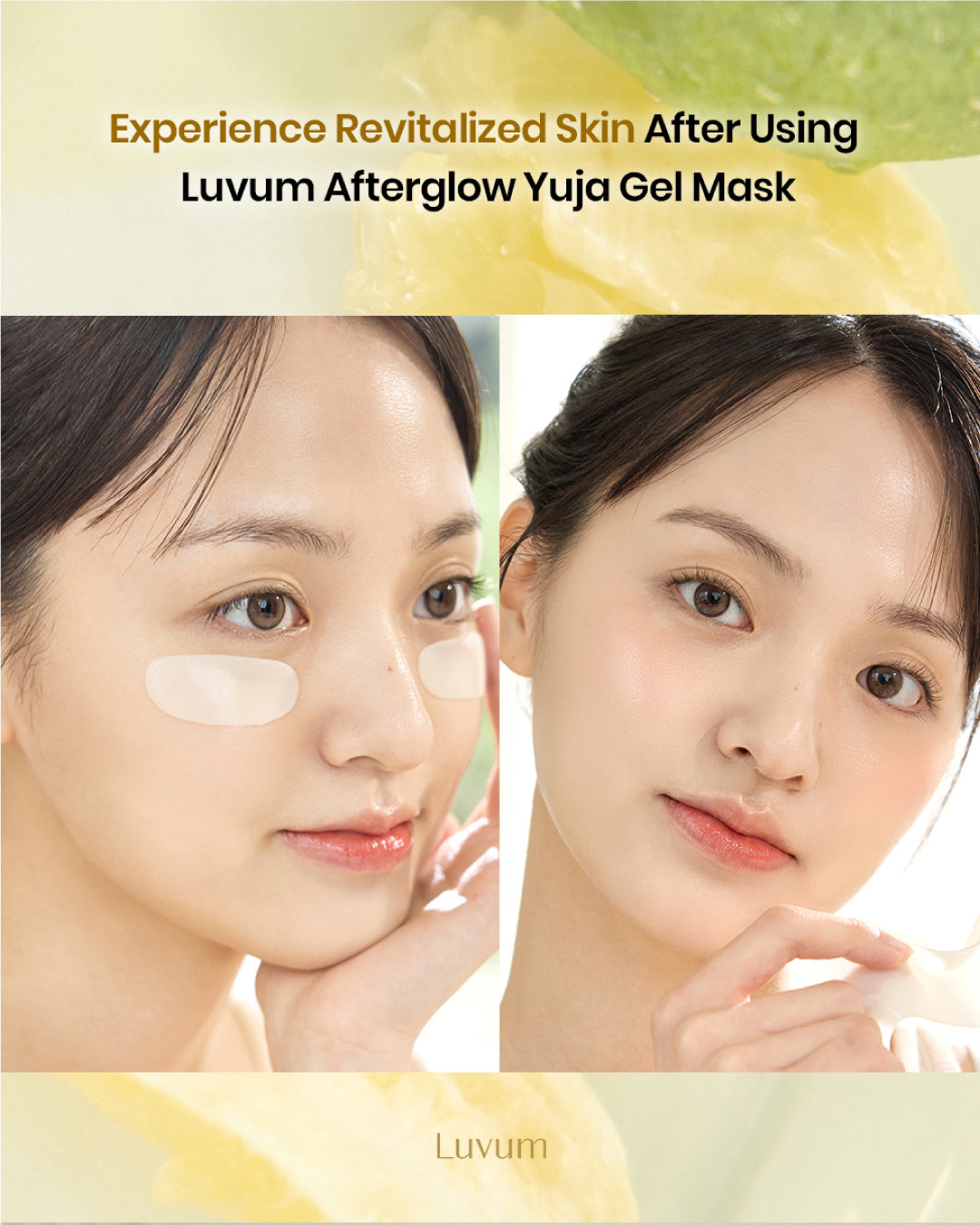 Luvum Afterglow Yuja Gel Mask