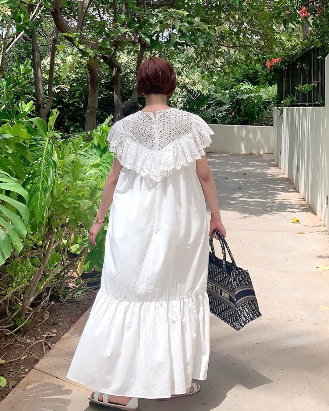 Mimiciel Eyelet One Piece Dress