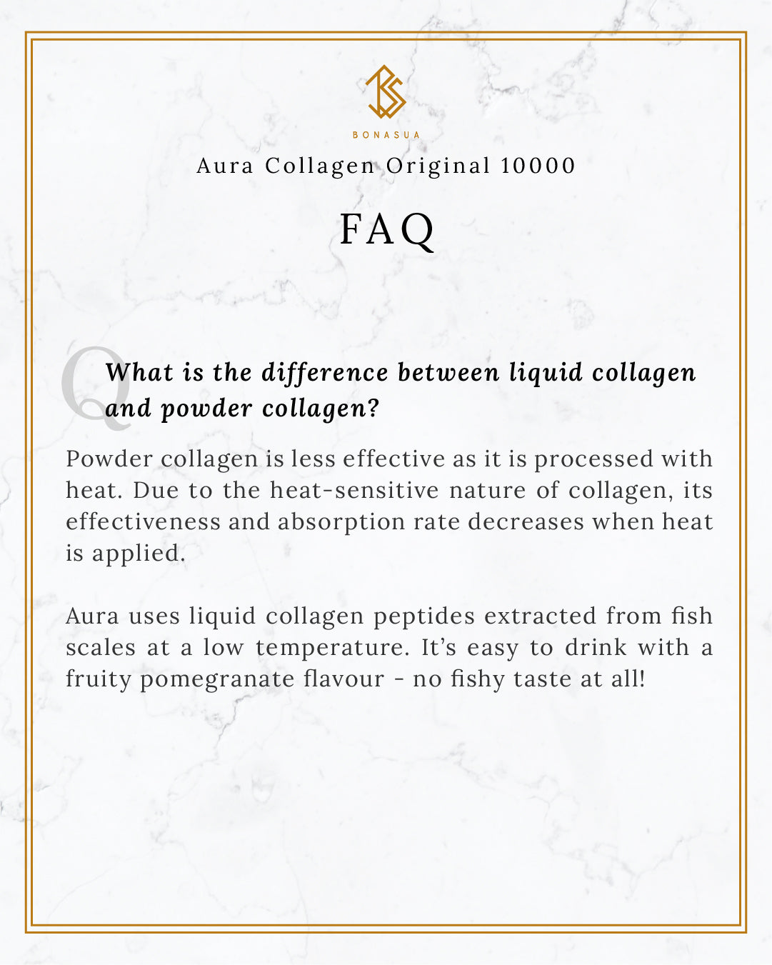 Bonasua Aura Original 10000 Collagen Drink