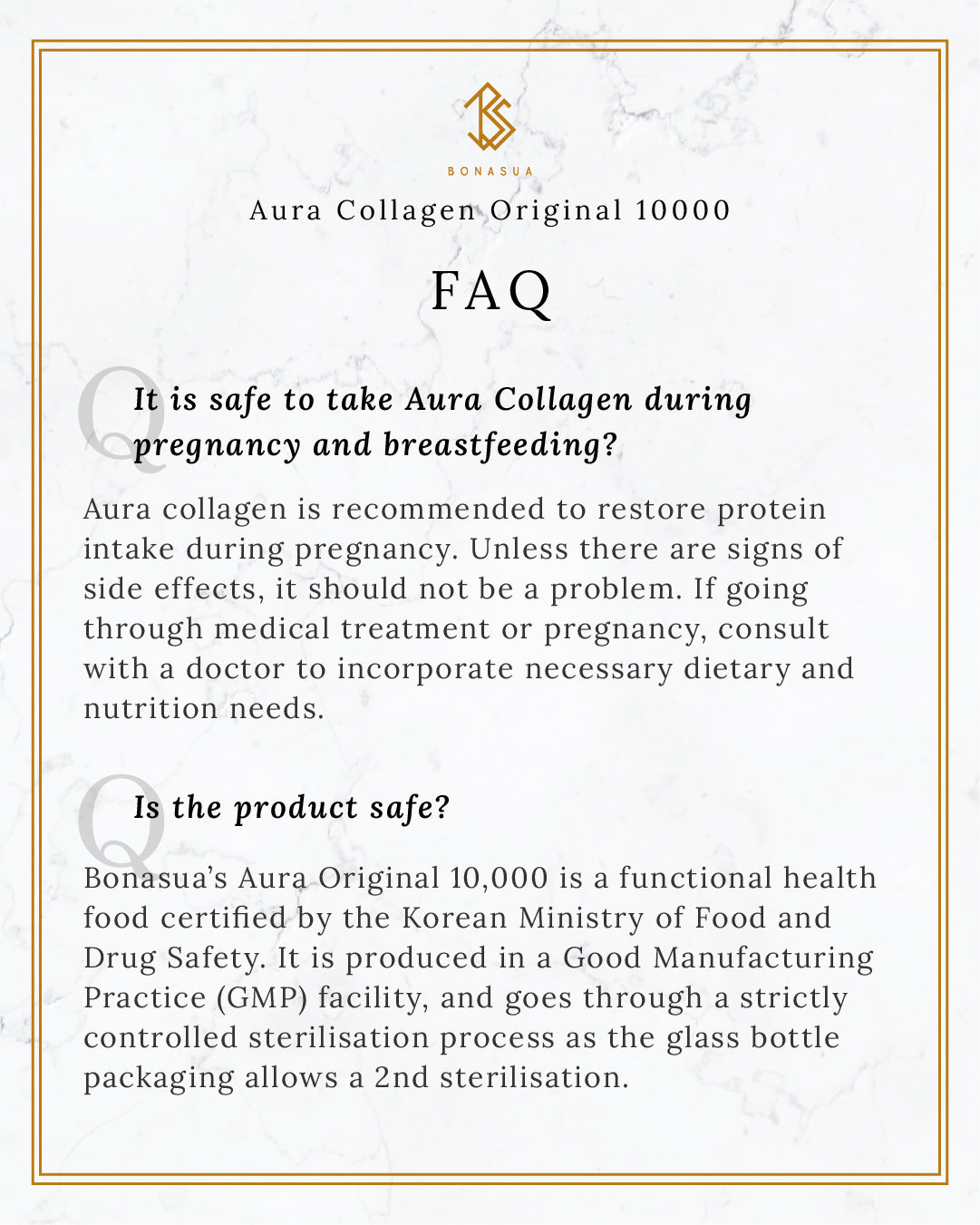 Bonasua Aura Original 10000 Collagen Drink