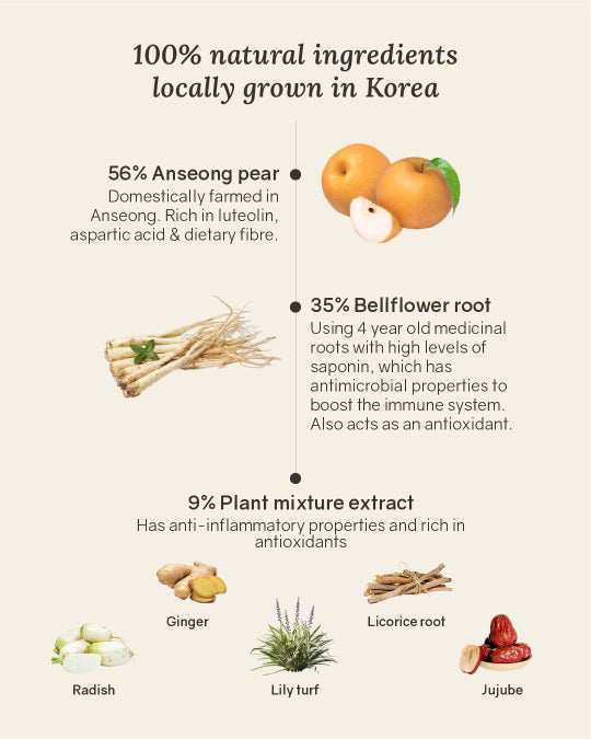 Cheongsum Fermented Pear & Bellflower Root Concentrate