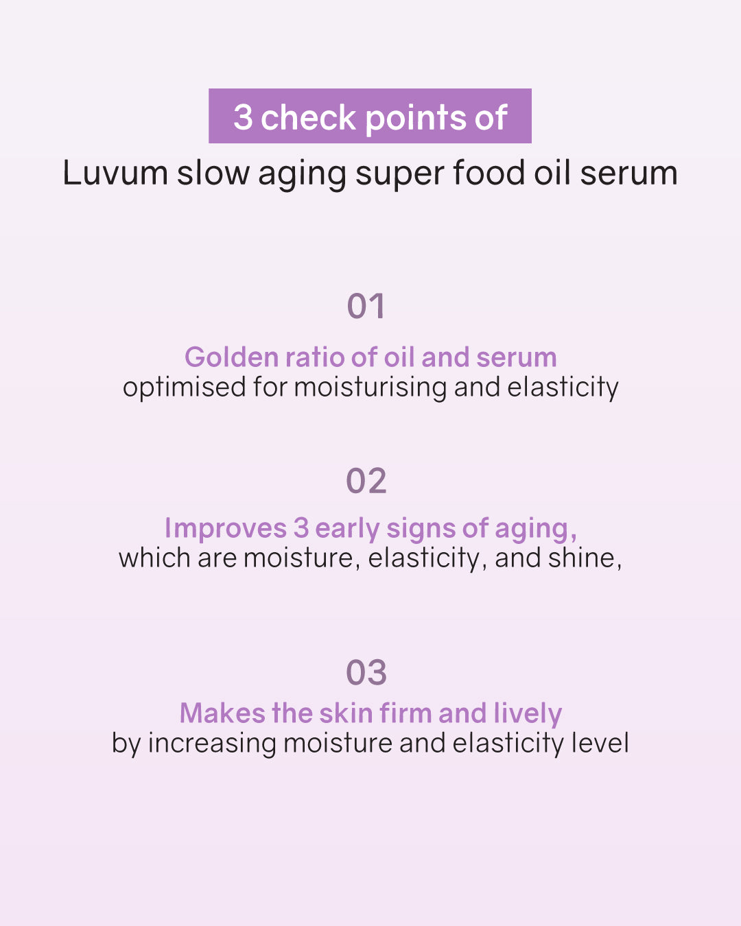 Luvum Slow Aging Superfood Oil Serum