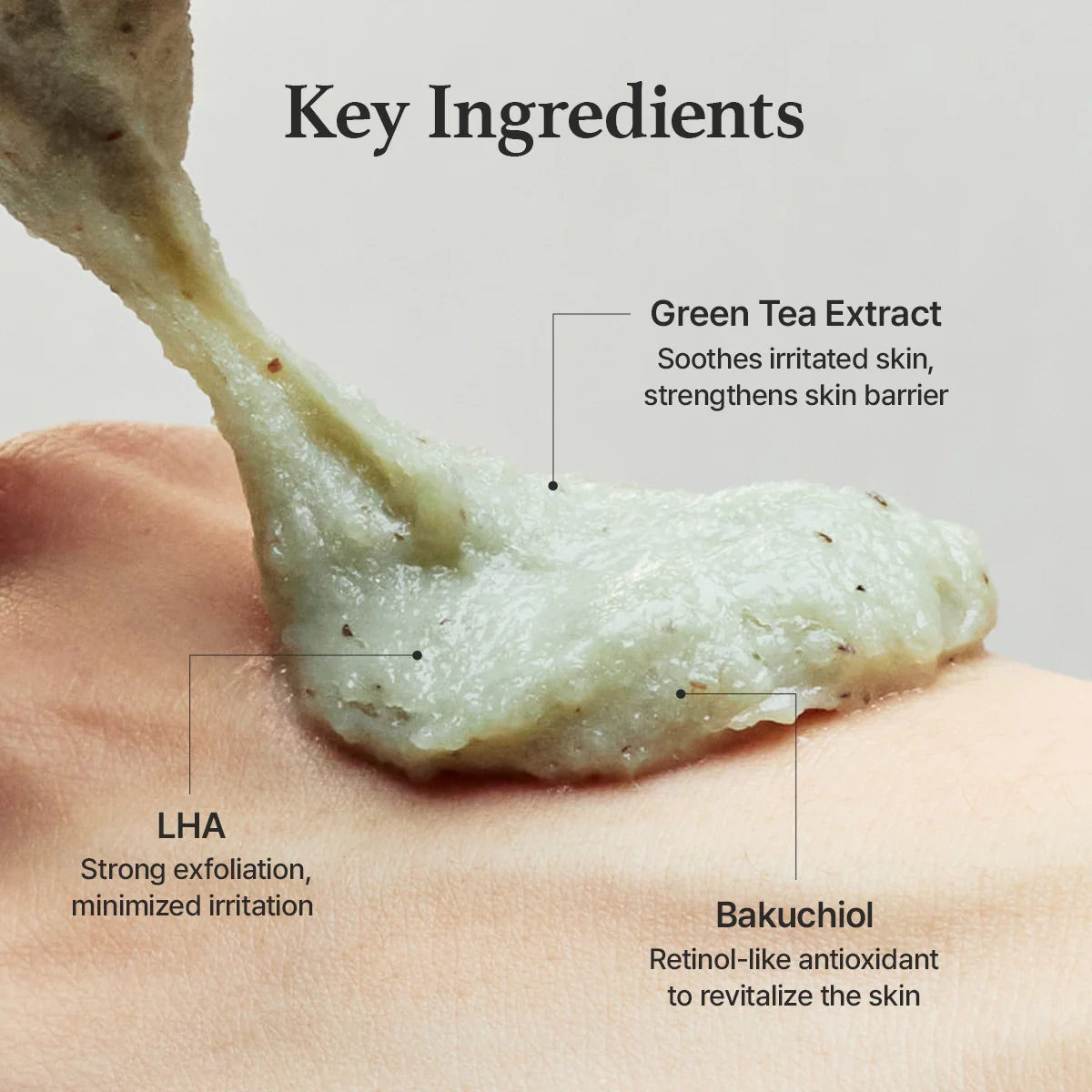 Arencia Green Tea + LHA Deep Pore Rice Cake Cleanser (150ml)