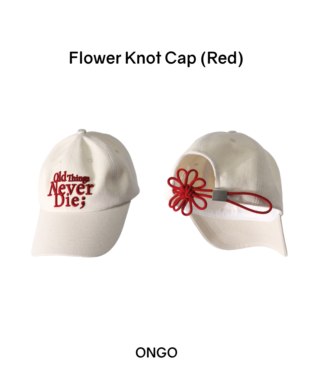[PREORDER] ONGO Flower Knot Cap (Dispatch Date: 17-21 Aug)