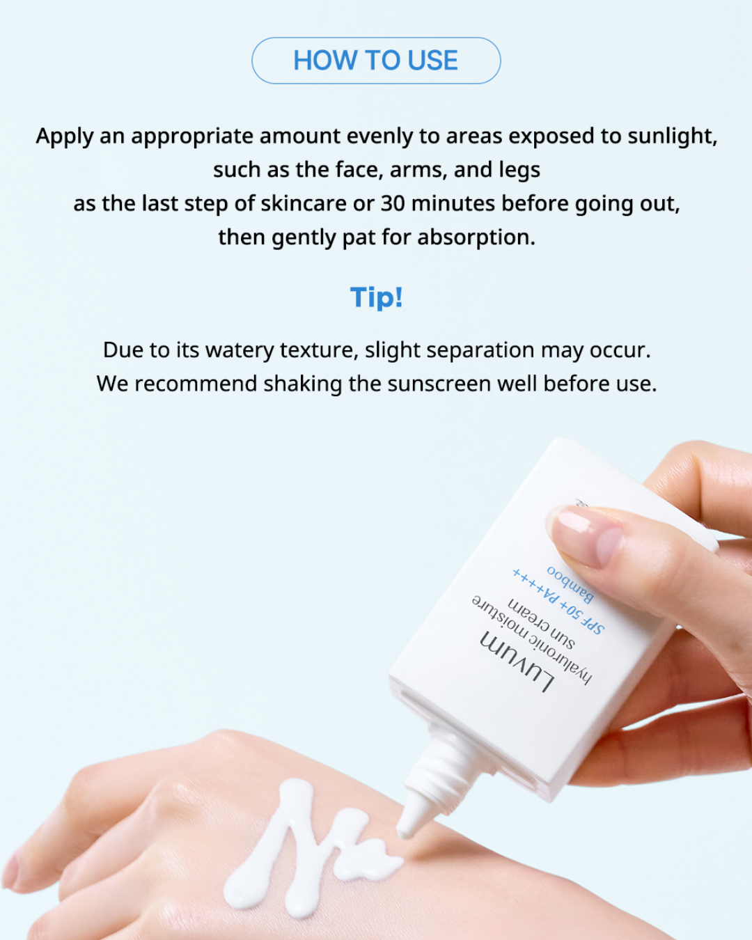 [PREORDER] [BOK] Luvum Bamboo Hyaluronic Moisture Sun Cream