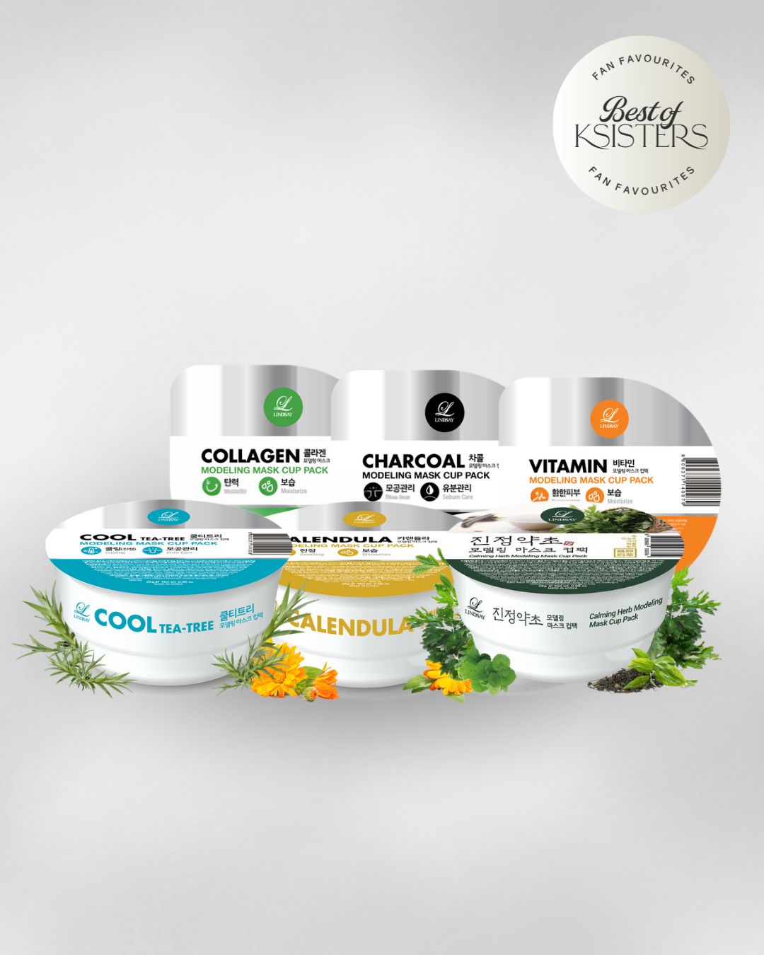 [BOK] Lindsay Modeling Mask Cup Pack