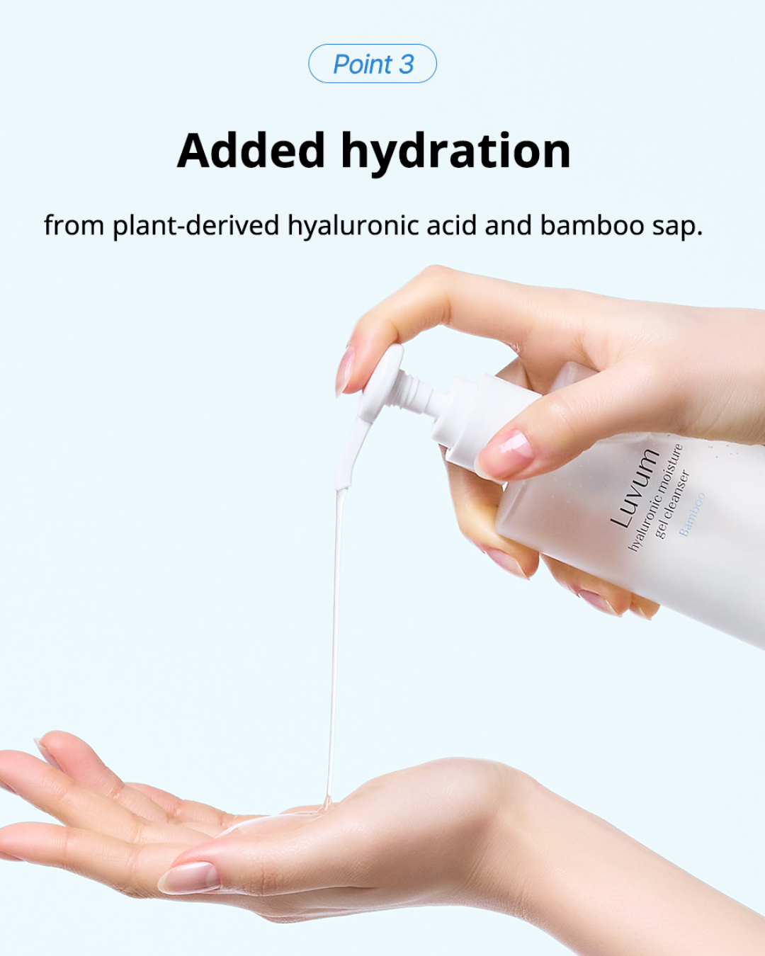 Luvum Bamboo Hyaluronic Moisture Gel Cleanser (200ml)
