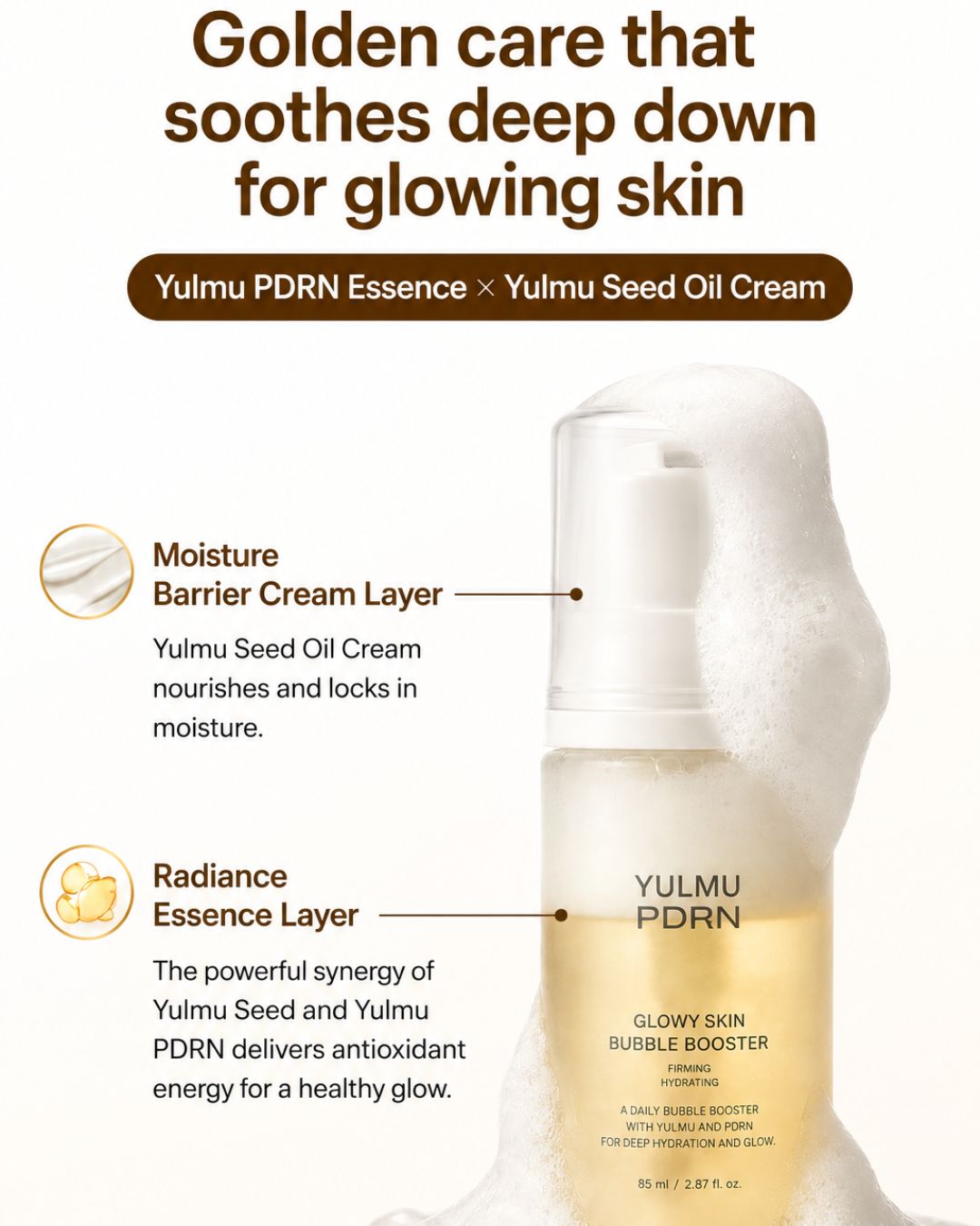 [PROMO] Returnity Yulmu PDRN Glowy Skin Bubble Booster
