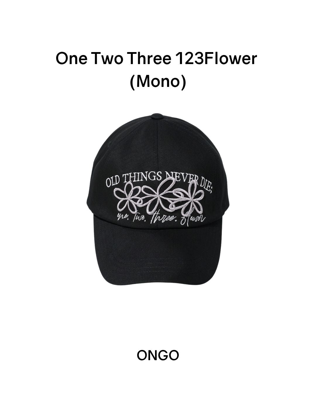 [PREORDER] ONGO One Two Three 123Flower Cap (Dispatch Date: 17-21 Aug)