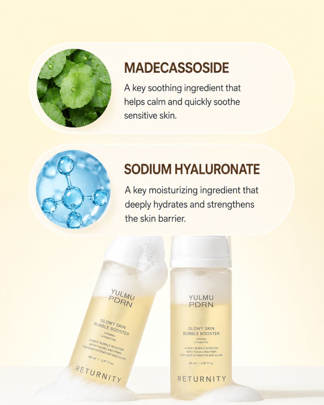 [PROMO] Returnity Yulmu PDRN Glowy Skin Bubble Booster