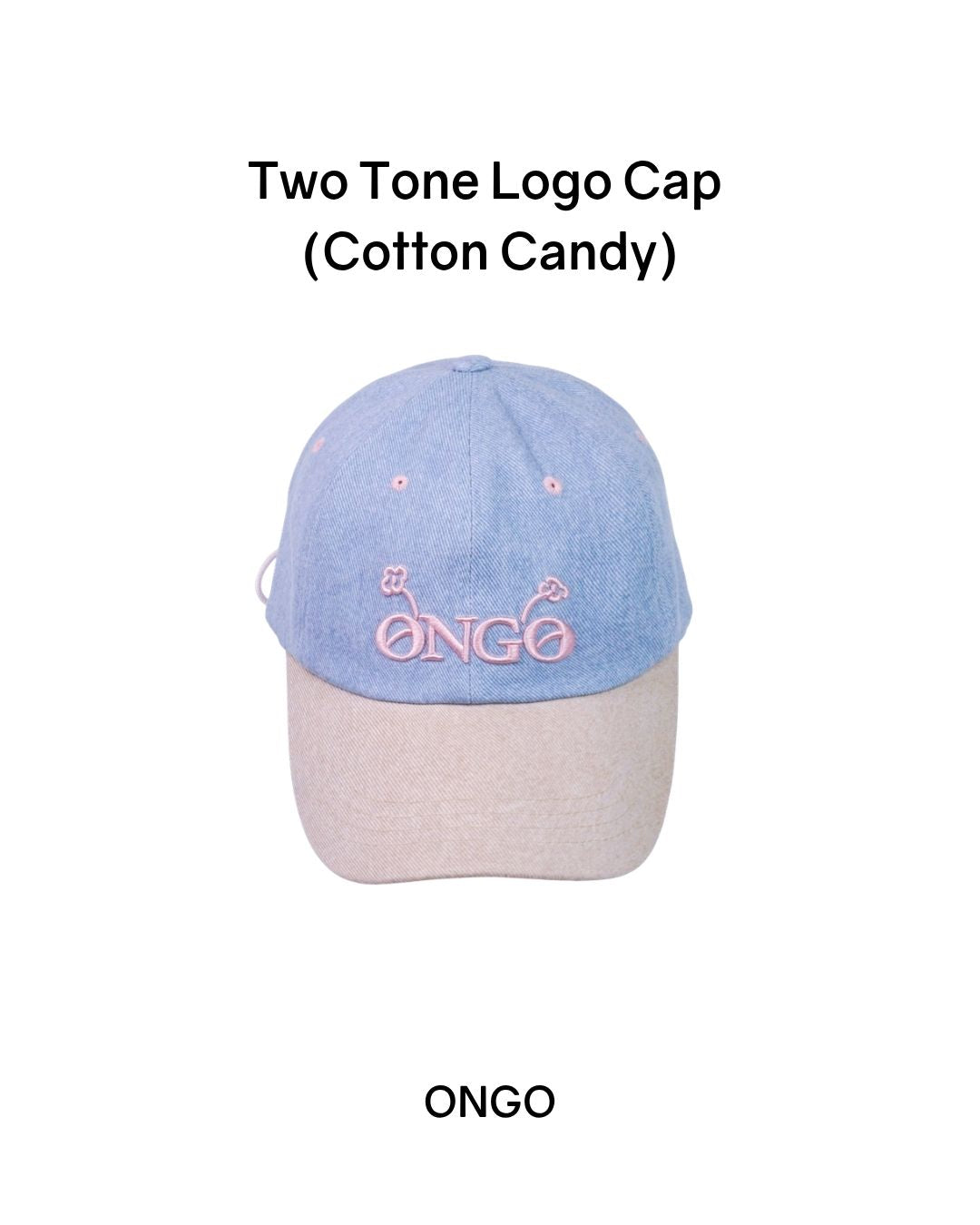 [PREORDER] ONGO Two Tone Logo Cap (Dispatch Date: 17-21 Aug)