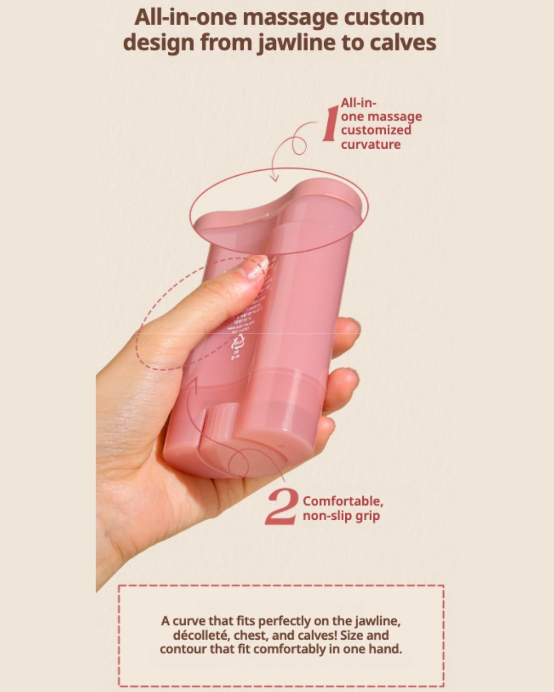 [PREORDER] nutseline Aroma Nut Slim Fit Body Guasha Serum (60ml) (Dispatch Date: 18-22 May)