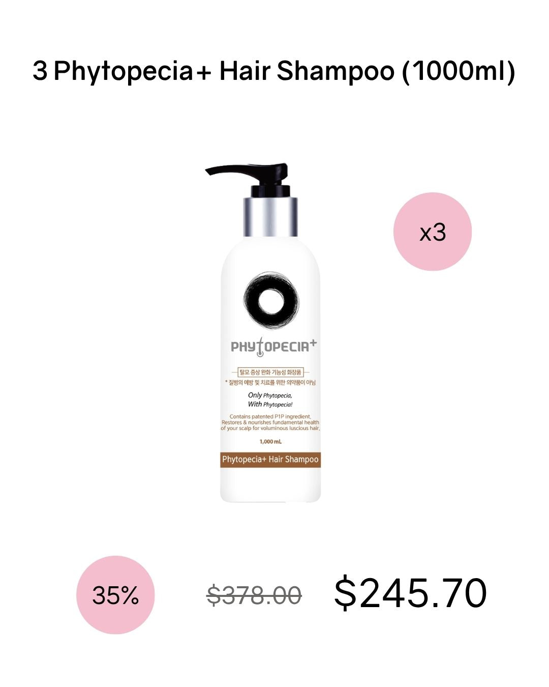[PROMO] Phytopecia+ Hair Boosting Shampoo / Hair Tonic / Scalp Essence / PDRN Scalp Ampoule