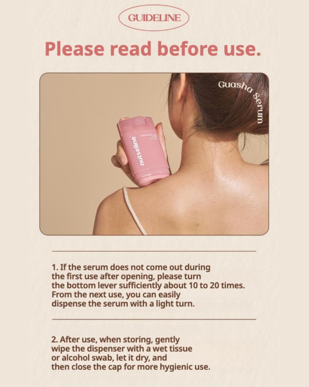 [PREORDER] nutseline Aroma Nut Slim Fit Body Guasha Serum (60ml) (Dispatch Date: 18-22 May)