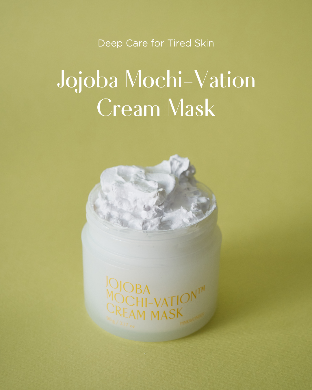 [PROMO] PINKWONDER Jojoba Mochi-Vation™ Cream Mask (with Silicon Pack Brush)