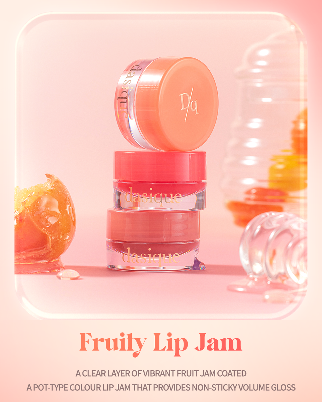 [Online Exclusive] Dasique Fruity Lip Jam (8 Colours)