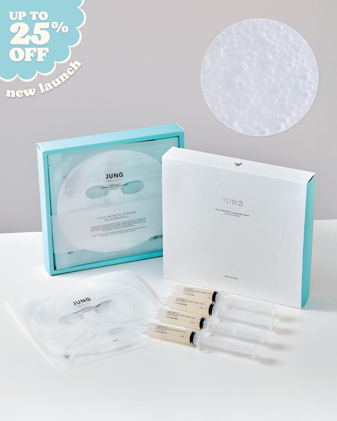 [PROMO] Jung Beauty CO2 Pore Deep Cleansing Mask For Face & Neck