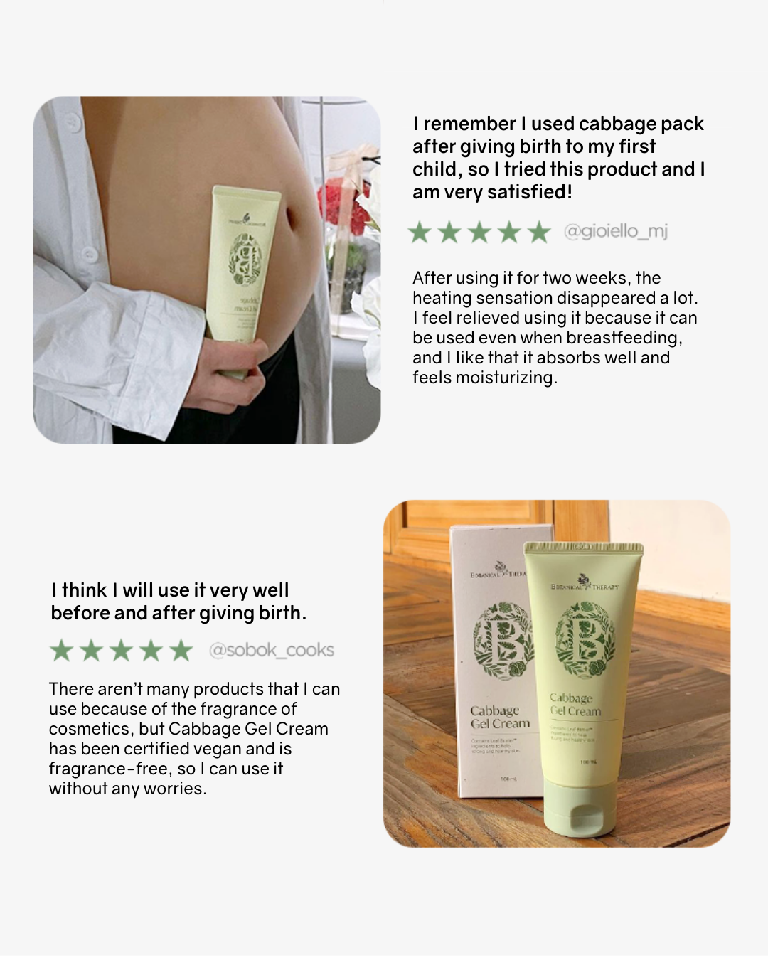 [PROMO] Botanical Therapy Cabbage Gel Cream (Breastfeeding Mums!)