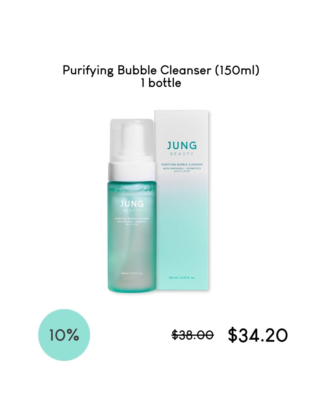 [PROMO] Jung Beauty Purifying Bubble Cleanser with Panthenol + Probiotics
