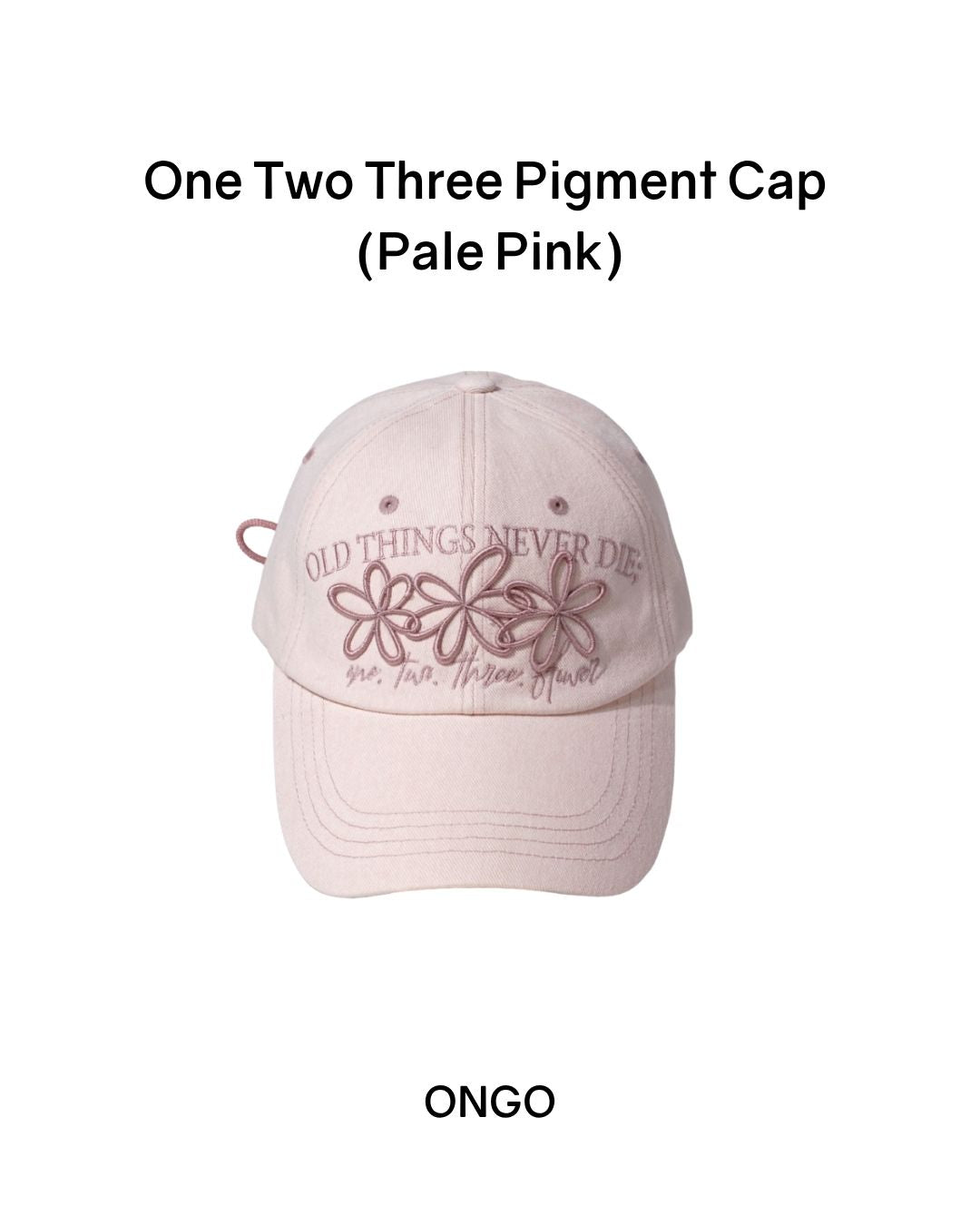 [PREORDER] ONGO One Two Three Pigment Cap (Dispatch Date: 17-21 Aug)