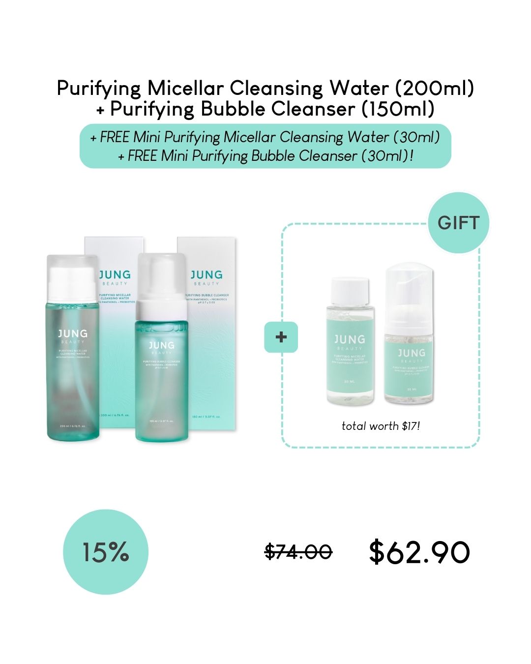 [PROMO] Jung Beauty Purifying Bubble Cleanser with Panthenol + Probiotics