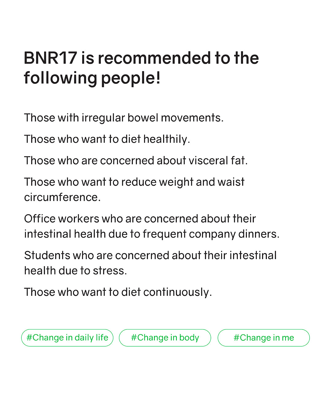 Postpartum Weight Care: BNR17 Diet Probiotics