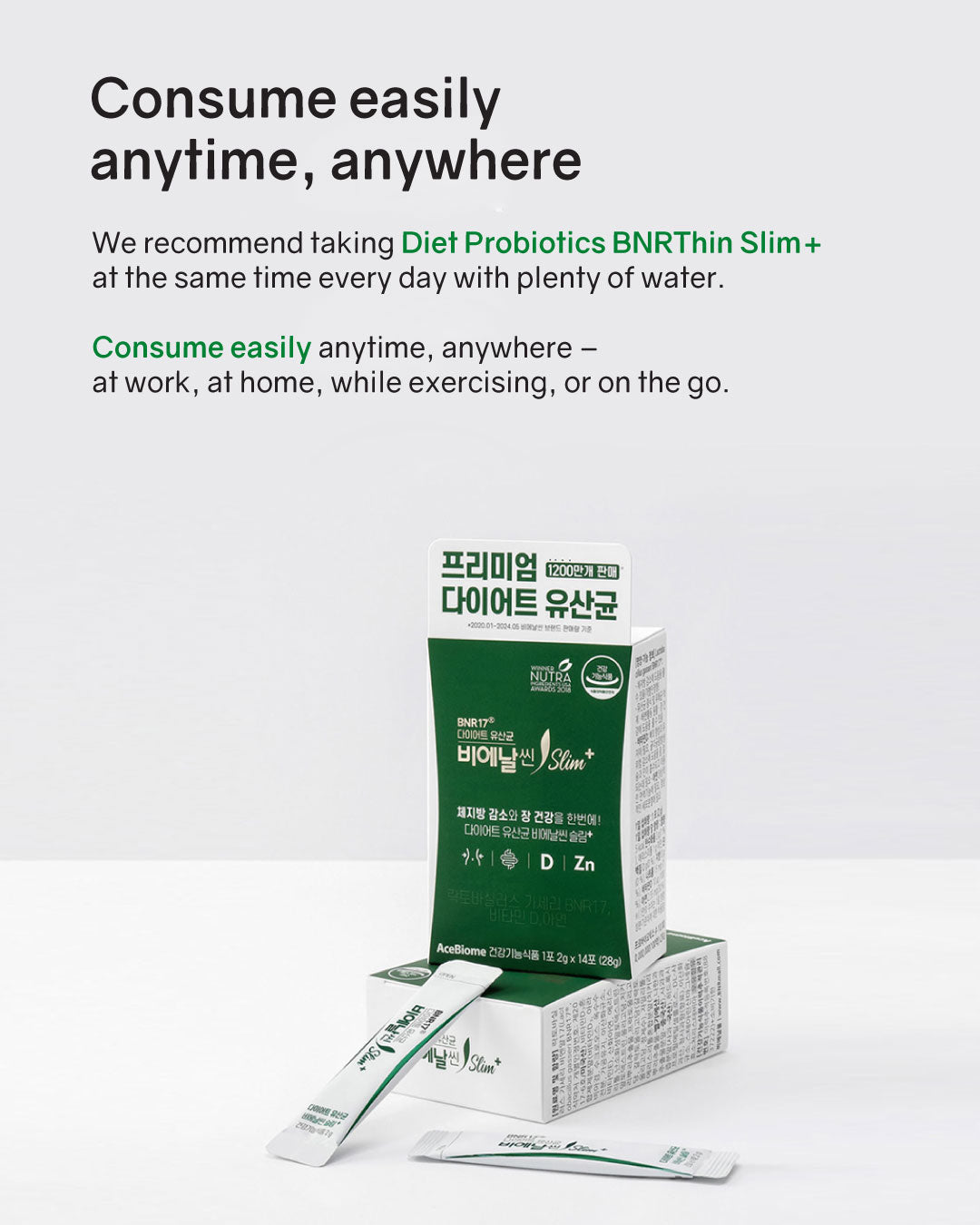 [PREORDER] [BOK] BNRThin Slim+ Probiotics (Room Temp)