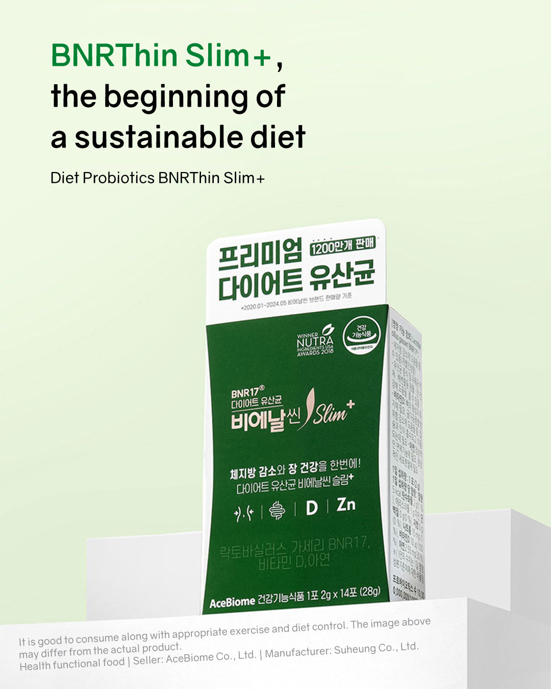 [PREORDER] [BOK] BNRThin Slim+ Probiotics (Room Temp)