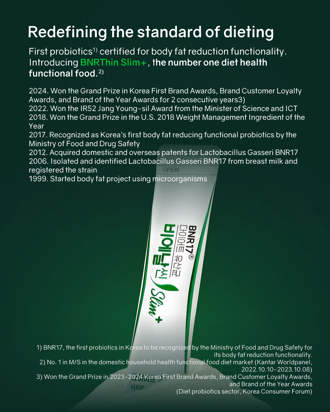 [PREORDER] [BOK] BNRThin Slim+ Probiotics (Room Temp)