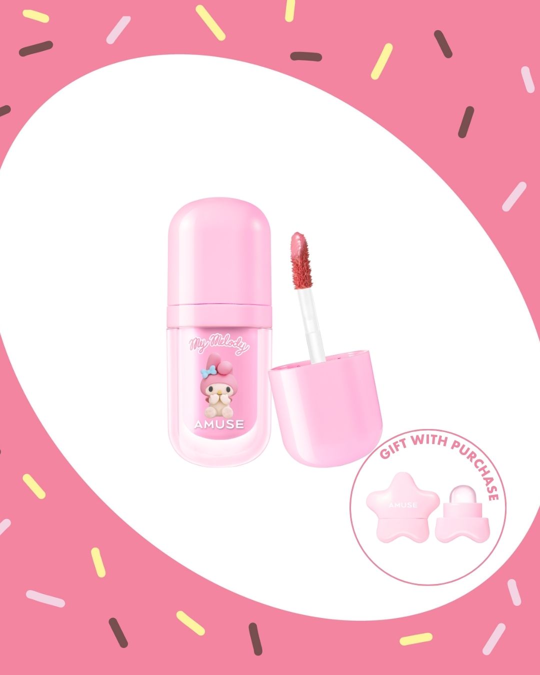 [PROMO] AMUSE My Melody & Kuromi Edition Bebe Tint
