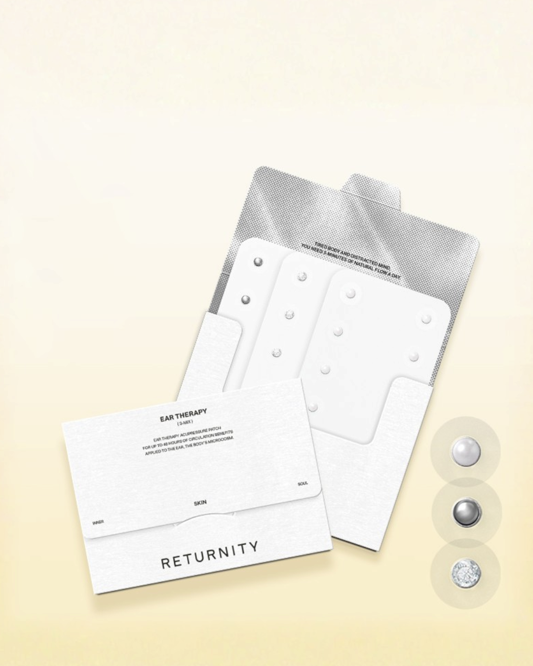 [BOK] Returnity Ear Therapy Patch (Crystal/Pearl/Silver) (3 sheets)