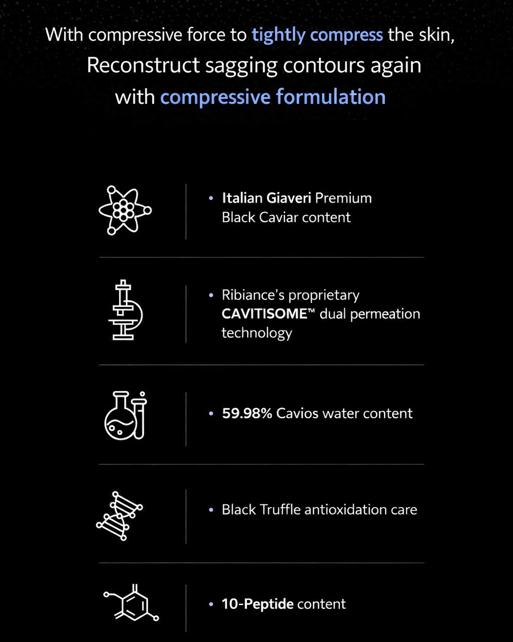 Lavien Black Caviar Rejuvenating Hydrogel Mask