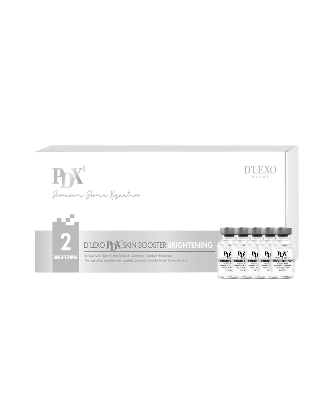 [PROMO] Dermaline Skin Booster Brightening (PDX2) & MTS Stamp