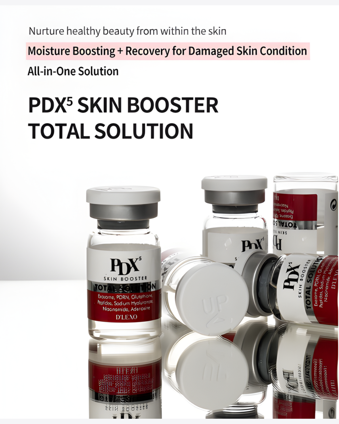 Dermaline PDX5 Skin Booster Total Solution & MTS Stamp