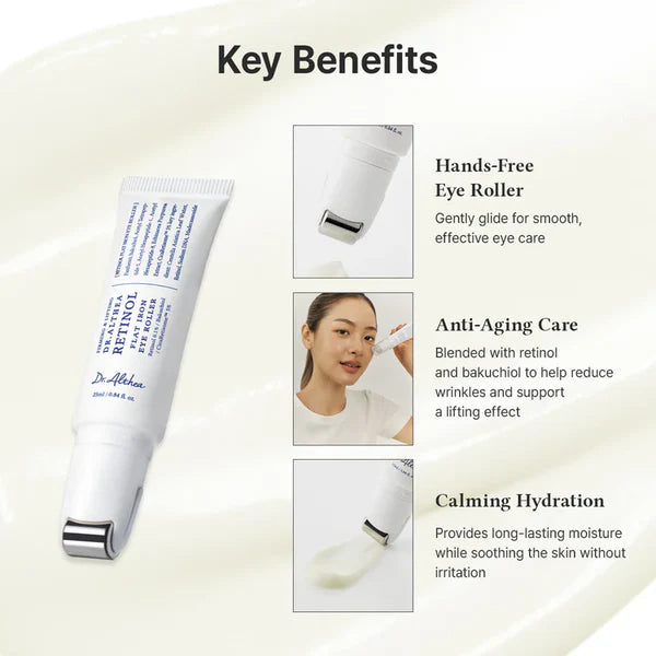 [PREORDER] Dr. Althea Retinol Flat Iron Eye Roller (Dispatch Date: 18-22 May)
