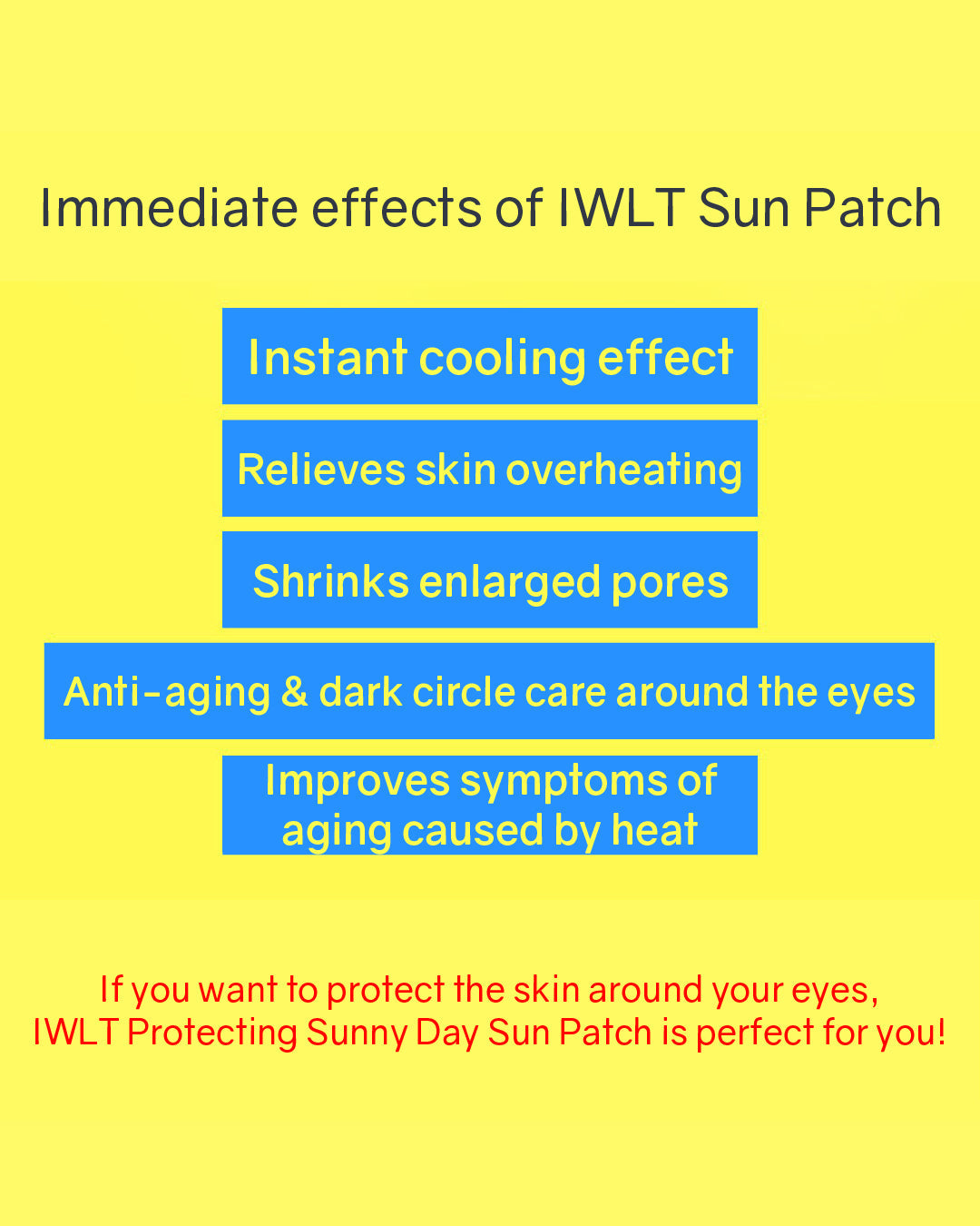 [PROMO] IWLT Protecting Sunny Day Sun Patch
