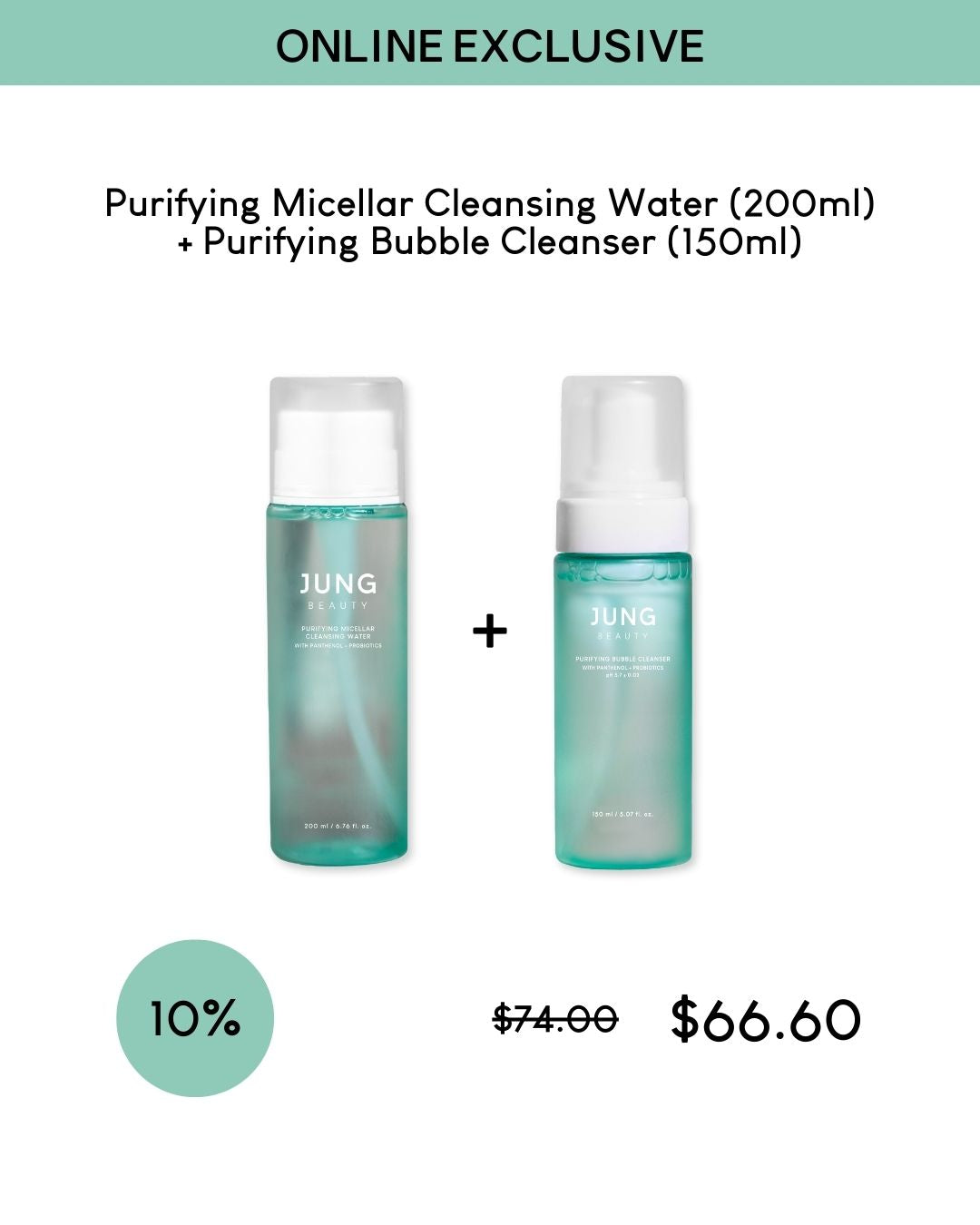 [Online Exclusive] Jung Beauty Purifying Cleansing Duo