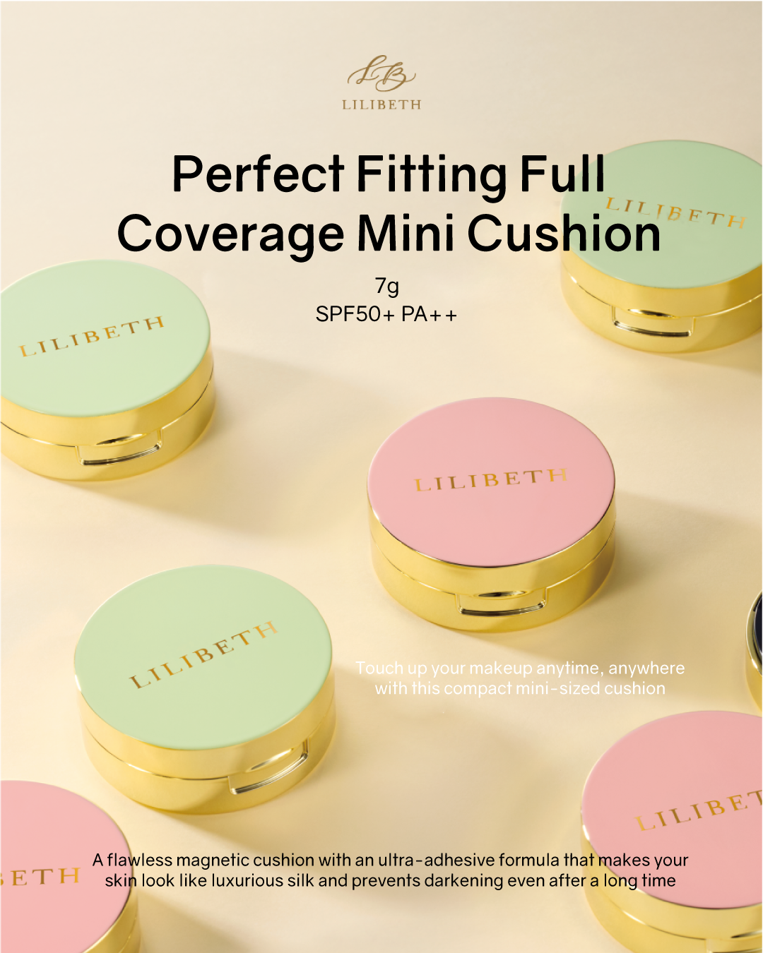 [PROMO] Lilibeth Perfect Fitting Full Coverage Mini Cushion SPF50+/PA+++